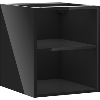 Mexen Box-A otevřená skříňka s policí 40 cm, černý lesk - 91AX2-0400-470-0-70
