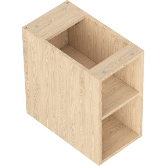 Otevřená skříňka Mexen Box-A s policí 25 cm, dub - 91AX2-0250-470-0-81