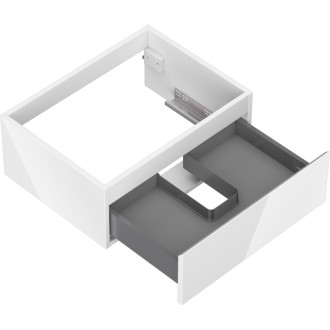 Mexen Orio koupelnová skříňka pod umyvadlo 60 cm, 1 zásuvka, lesklá bílá - 91A10-06023-1-BF00