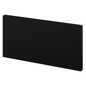 Deskový radiátor Mexen Flat CCF11 900 x 1500 mm, spodní středové připojení, 1637 W, černý - W6C11F-090-150-70