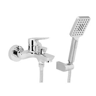 Vanová baterie Novaservis Metalia 54 se sprchovým setem 100 mm chrom 54025,0