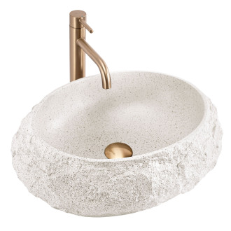 Umyvadlo na desku Mika Beige