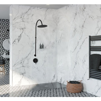 Rea Sprchový set podomítkový Lugano, černá REA-P9301