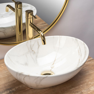 Rea Umyvadlo na desku Sofia Shiny Aiax REA-U6597