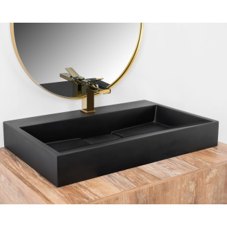 REA Konglomerátové umyvadlo Goya 70 Black REA-U8802