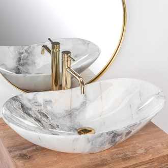 Rea Umyvadlo na desku Royal 60 Granit Shiny REA-U8596