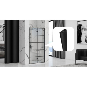 Rea Rozšiřující profil pro sprchový kout Molier, černá REA-K6000