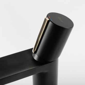 REA Umyvadlová baterie Icon nízká, černo-zlatá REA-B5680