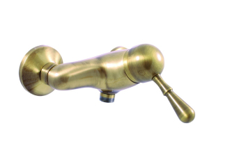 RAV SLEZÁK LABE Baterie sprchová - rozteč 150 mm - stará mosaz L481.5SM