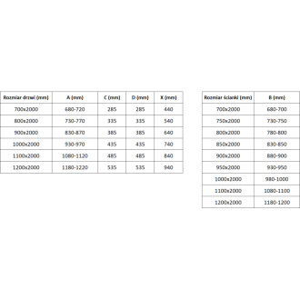 Sprchový kout Mexen Exo s výklopným mechanismem 90 x 100 cm, průhledný, zlatý - 8182-090-100-50-00