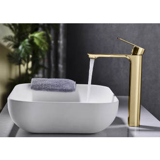 Rea URBAN umyvadlová baterie vysoká, zlatá REA-B9912