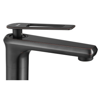 Rea BLADE umyvadlová baterie nízká, černá REA-B9973