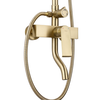 Rea Hass sprchový set, zlatá broušená REA-B9972