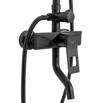 Rea Soul Sprchový set, černá matná REA-B9998