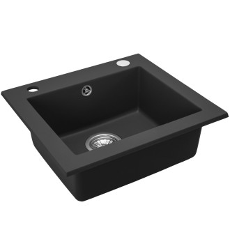Rea West granitový dřez, černá ZLE-00120