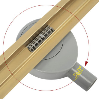 Rea Žlab s roštem Neo & Pure 900 N PRO L.Gold Mirror