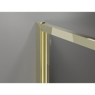 Sprchové dveře Mexen Exo s otočnými rameny 60 cm, průhledné, zlaté - 817-060-000-50-00