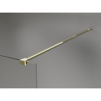 Mexen Kioto-X Sprchová zástěna 50 x 200 cm, 10 mm průhledná, zlatá - 800-050-101-50-00-X