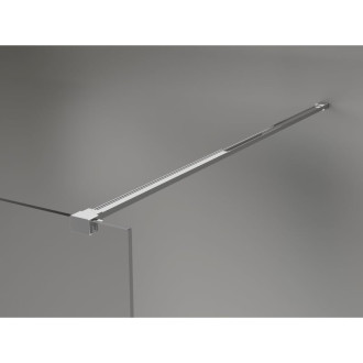 Mexen Kioto-X Sprchová zástěna 130 x 200 cm, matná 10 mm, chrom - 800-130-101-01-30-X