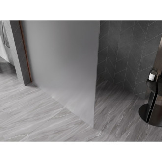 Mexen Kioto-X Sprchová zástěna 90 x 200 cm, matná tloušťka 10 mm, růžové zlato - 800-090-101-60-30-X