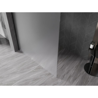 Mexen Kioto-X Sprchová zástěna 90 x 200 cm, tloušťka mlhy 10 mm, černá - 800-090-101-70-30-X