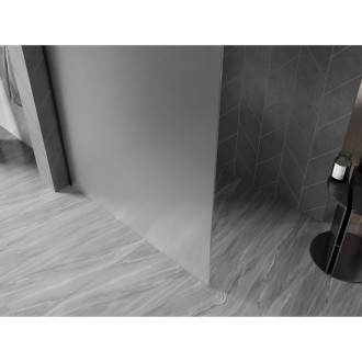 Mexen Kioto-X Sprchová zástěna 110 x 200 cm, tloušťka mlhy 10 mm, černá - 800-110-101-70-30-X