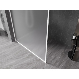 Mexen Kioto-XF Sprchová zástěna s rámem 150 x 202 cm, tloušťka mlhy 10 mm, bílá - 800-150-104-20-30-X