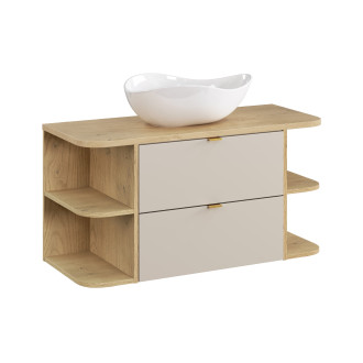 Zestaw meblowy 100cm z blatem i umywalką nablatową Cloud