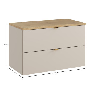 Comad SET-DC B CREMONA 80CM Koupelnová sestava 80 cm s deskou