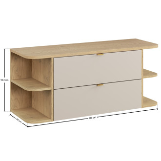 Comad SET-DC B CREMONA 120CM LRSM Koupelnová sestava 120 cm s deskou