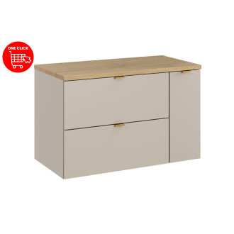 Zestaw meblowy 80cm z blatem i szafką cargo