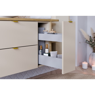 Zestaw meblowy 80cm z blatem i szafką cargo