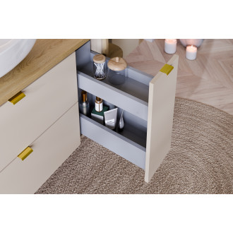 Zestaw meblowy 100cm z blatem i szafką cargo