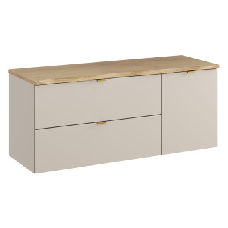 Zestaw meblowy 120cm z blatem i szafką z koszem na pranie