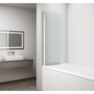 Vanová zástěna Polysan Rota 150x75 cm chrom FA750