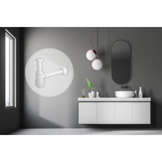 Rea REA Sifon HC2, bílý MCA-000006 MCA-000006