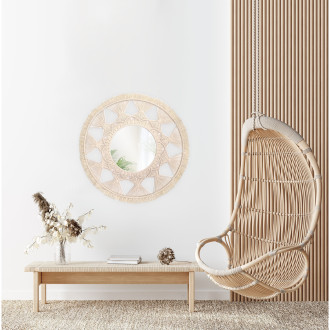 Nástěnné zrcadlo Boho 65CM 322050