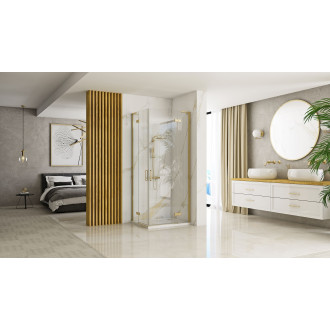 Rea Sprchová kabina REA Hugo 90x100 Gold Brush KPL-K0841