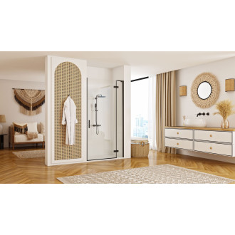 Rea Sprchové Dveře Rea Hugo 90 Black KPL-45207