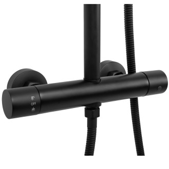 REA Vincent sprchový set s termostatem, černá REA-P6600