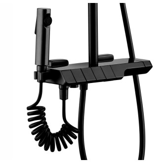 Rea Rob sprchový set a termostatem, černá REA-P6627