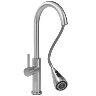 REA Nest kuchyňská baterie, broušená zlatá REA-B6601