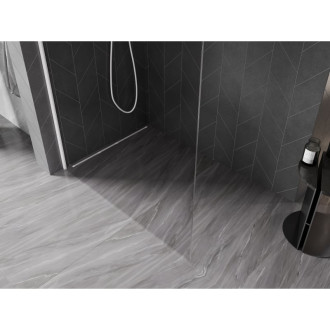 Mexen Kioto-X L Sprchová zástěna 70 x 200 cm, 10 mm průhledná, bílá - 800-070-107-20-00-X