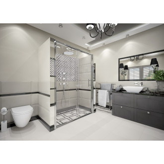 Deante CYNIA Sprchové dveře posuvné 120x200cm, chrom KTC_012P