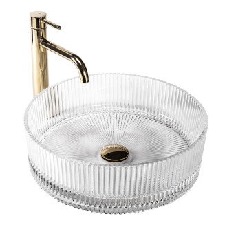 REA Ingrid Transparent umyvadlo na desku REA-U0278