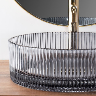 REA Ingrid umyvadlo na desku, šedá REA-U0279