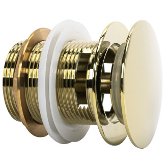 REA Univerzální vanová výpusť 6cm, zlatá REA-W2008