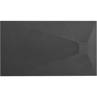 REA Sprchová vanička Magnum Black 120x80 REA-K3331