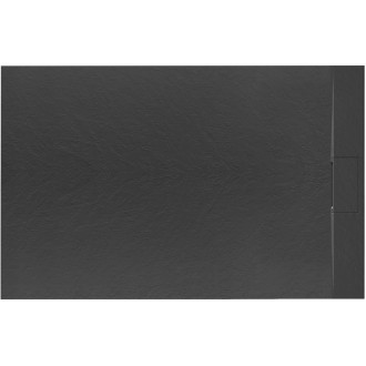 REA Bazalt sprchová vanička 90x120 černá REA-K3306