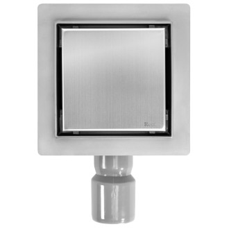 REA NEO Odtokový žlab 120x120, broušený nikl REA-G6206